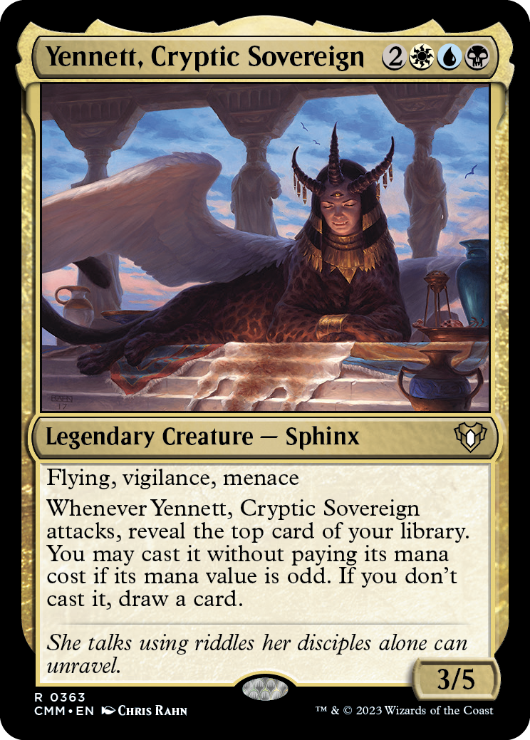 Yennett, Cryptic Sovereign [Commander Masters] | North Game Den