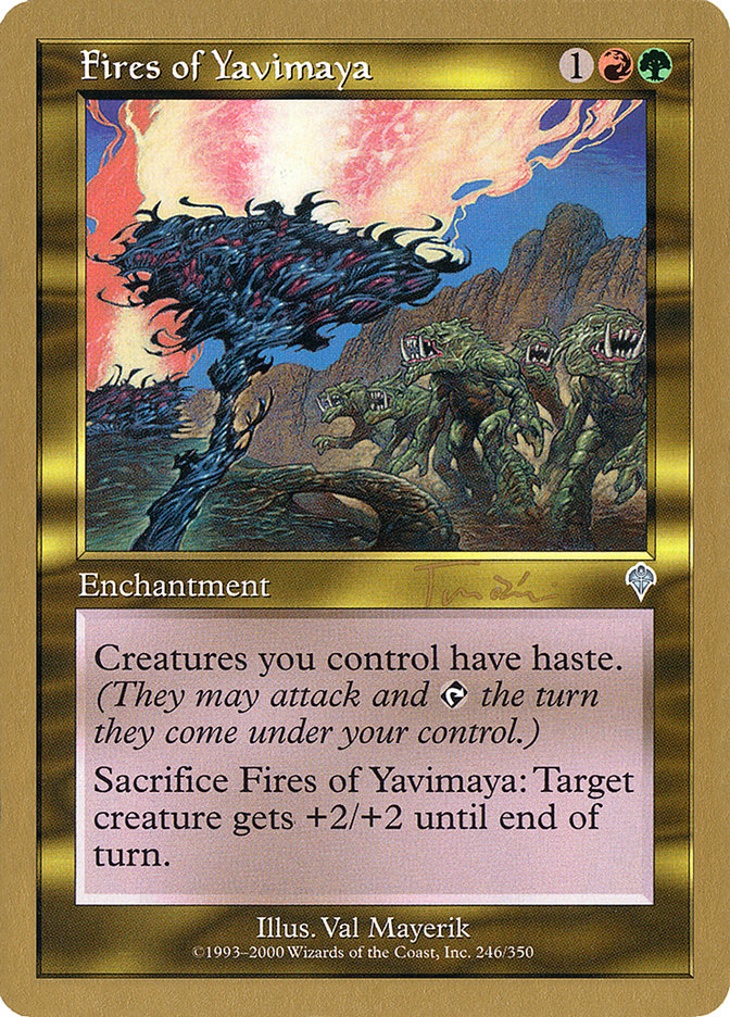 Fires of Yavimaya (Jan Tomcani) [World Championship Decks 2001] | North Game Den