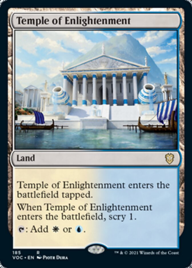 Temple of Enlightenment [Innistrad: Crimson Vow Commander] | North Game Den