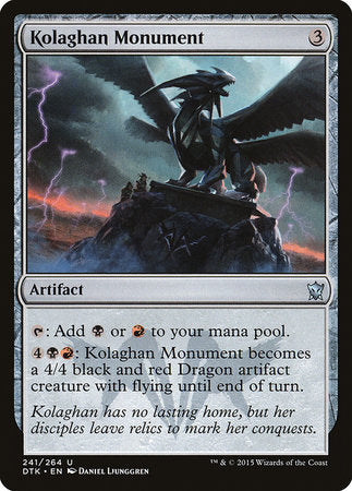 Kolaghan Monument [Dragons of Tarkir] | North Game Den