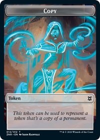 Copy // Illusion Double-sided Token [Zendikar Rising Tokens] | North Game Den