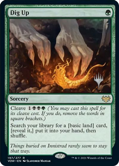 Dig Up (Promo Pack) [Innistrad: Crimson Vow Promos] | North Game Den