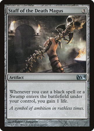 Staff of the Death Magus [Magic 2014] | North Game Den