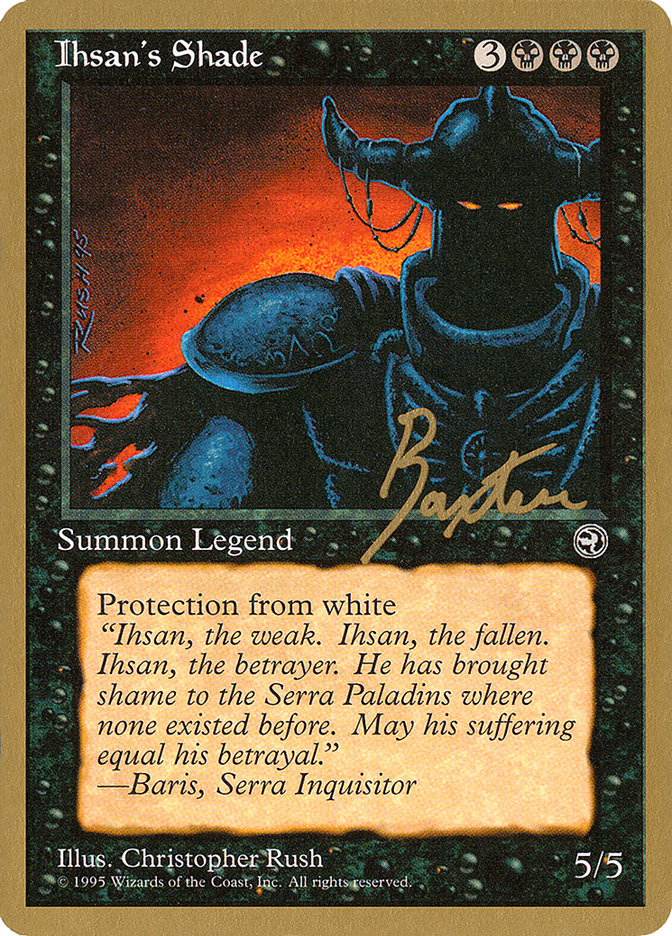 Ihsan's Shade (George Baxter) [Pro Tour Collector Set] | North Game Den