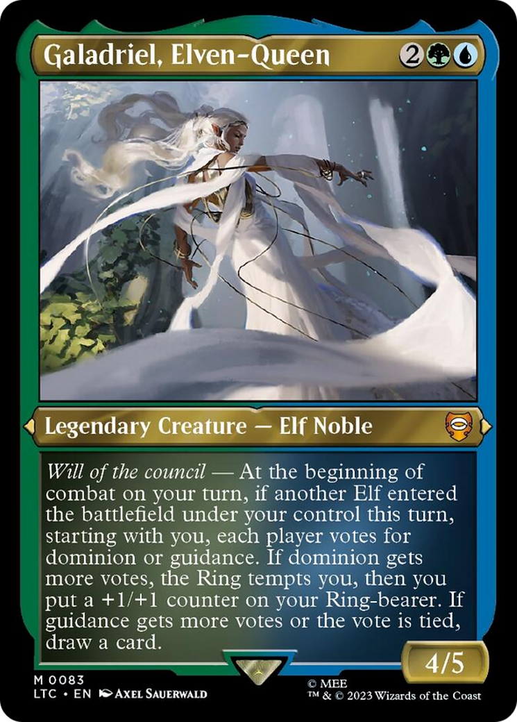 Galadriel, Elven-Queen (Display Commander) [The Lord of the Rings: Tales of Middle-Earth Commander] | North Game Den