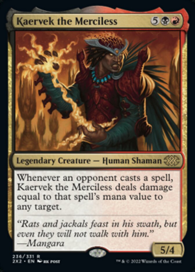 Kaervek the Merciless [Double Masters 2022] | North Game Den