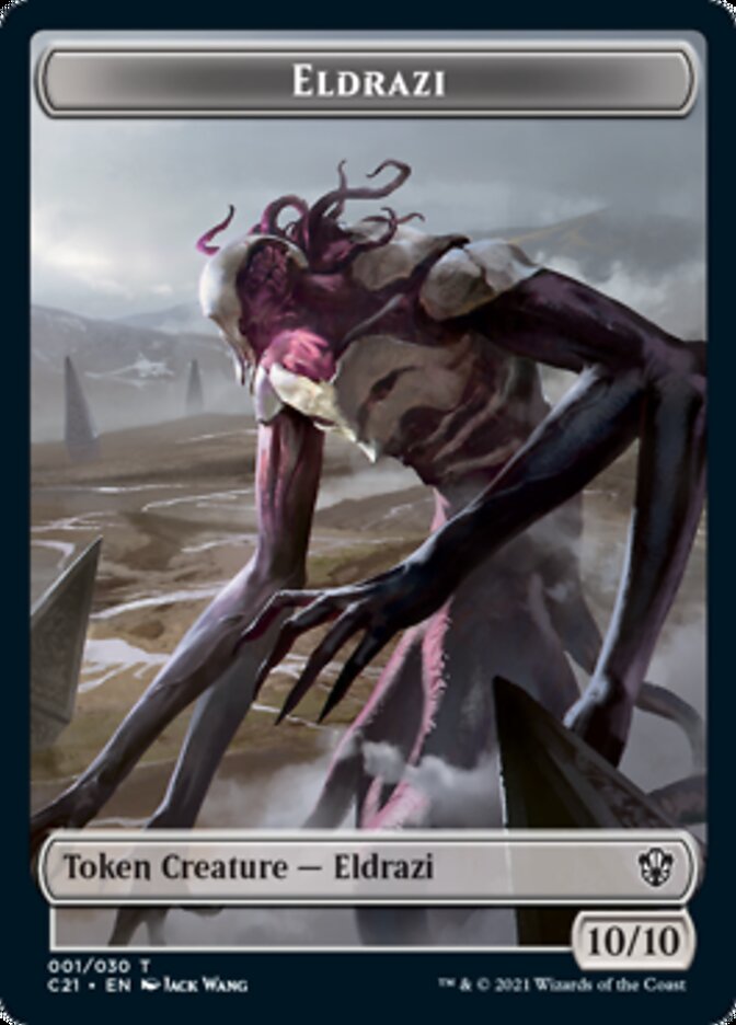 Eldrazi // Champion of Wits Token [Commander 2021 Tokens] | North Game Den