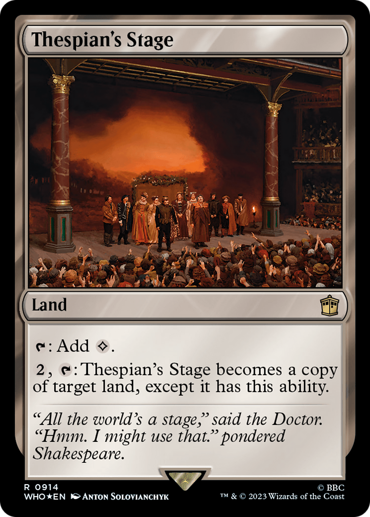 Thespian's Stage (Surge Foil) [Doctor Who] | North Game Den