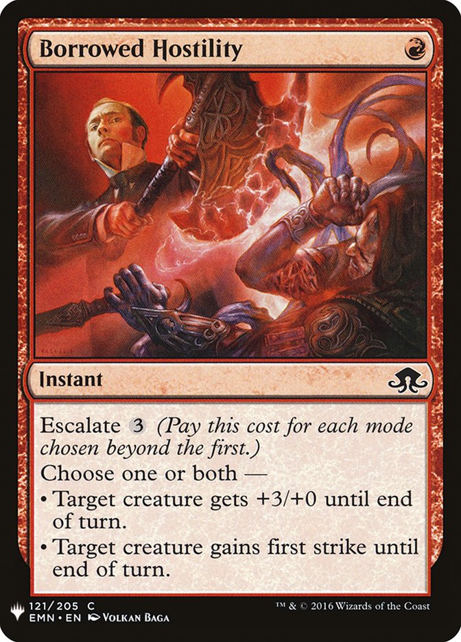 Borrowed Hostility [Mystery Booster] | North Game Den