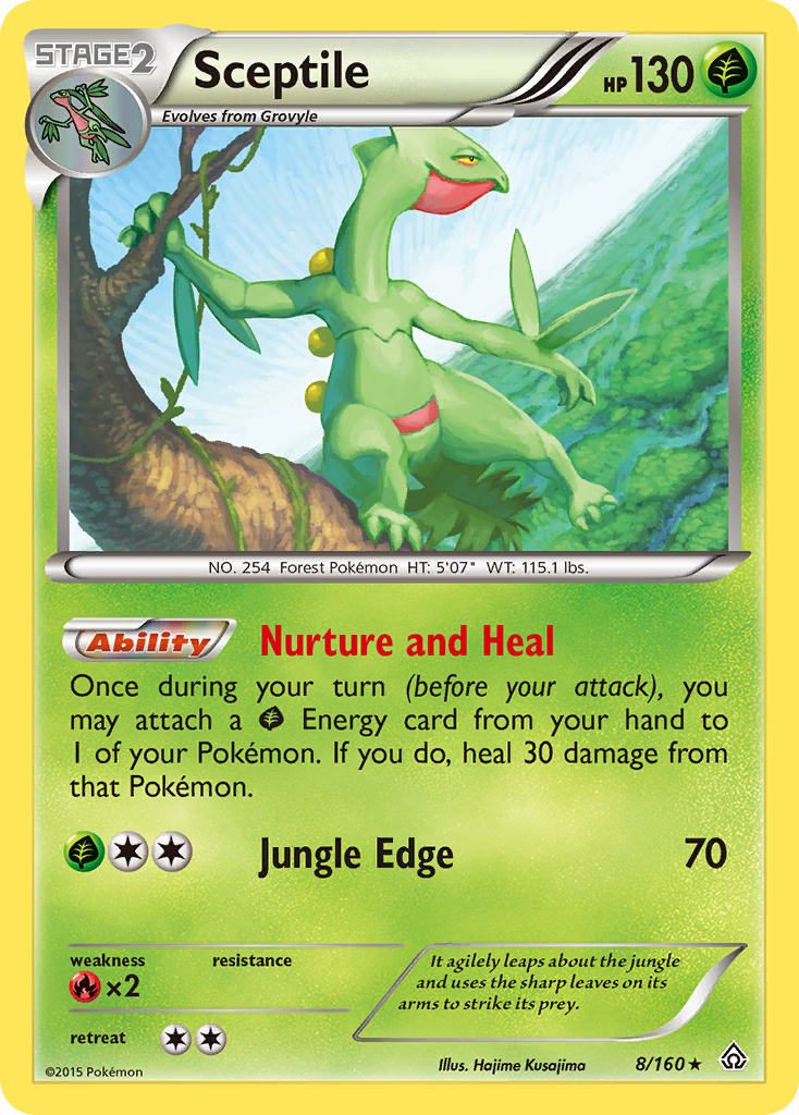 Sceptile (8/160) [XY: Primal Clash] | North Game Den