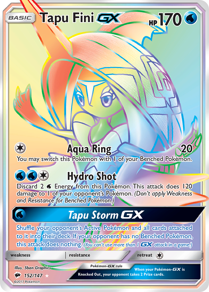 Tapu Fini GX (152/147) [Sun & Moon: Burning Shadows] | North Game Den