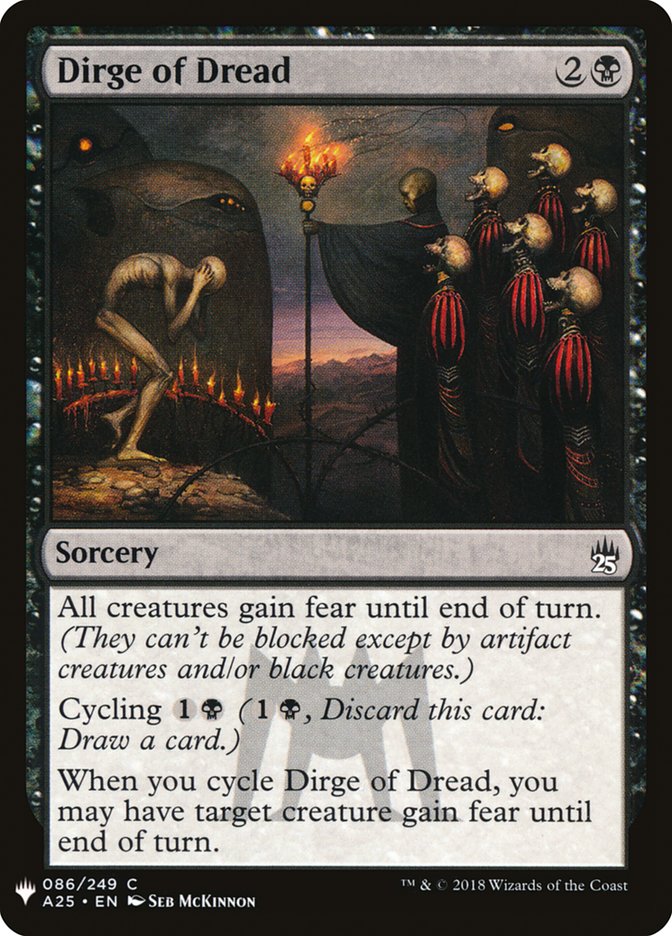 Dirge of Dread [Mystery Booster] | North Game Den