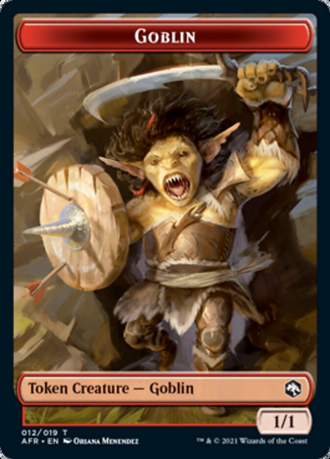 Dungeon of the Mad Mage // Goblin Double-sided Token [Dungeons & Dragons: Adventures in the Forgotten Realms Tokens] | North Game Den