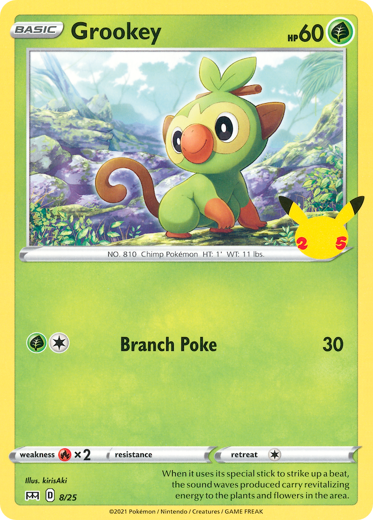 Grookey (8/25) [McDonald's 25th Anniversary] | North Game Den