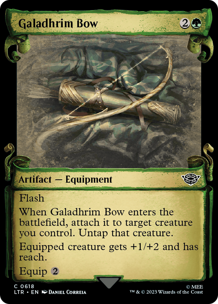 Galadhrim Bow [The Lord of the Rings: Tales of Middle-Earth Showcase Scrolls] | North Game Den