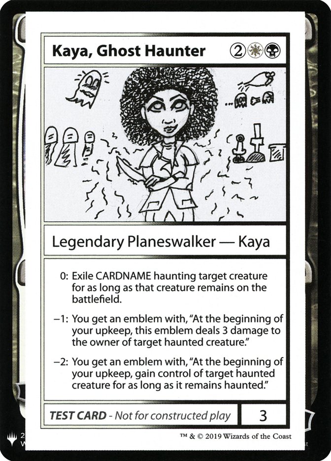 Kaya, Ghost Haunter [Mystery Booster Playtest Cards] | North Game Den