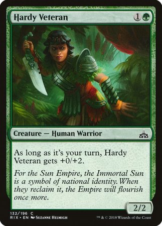 Hardy Veteran [Rivals of Ixalan] | North Game Den