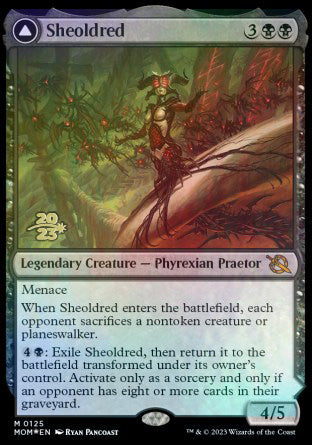 Sheoldred // The True Scriptures [March of the Machine Prerelease Promos] | North Game Den