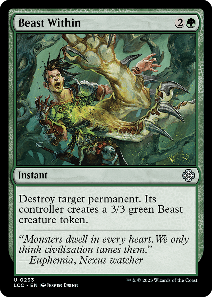 Beast Within [The Lost Caverns of Ixalan Commander] | North Game Den