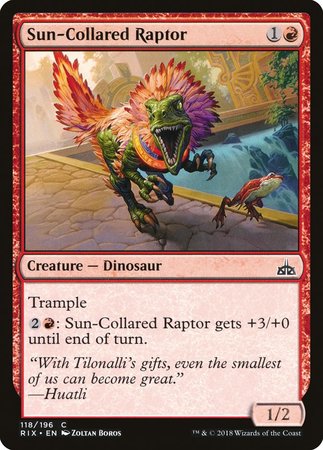 Sun-Collared Raptor [Rivals of Ixalan] | North Game Den