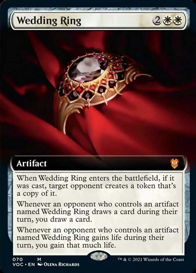 Wedding Ring (Extended) [Innistrad: Crimson Vow Commander] | North Game Den