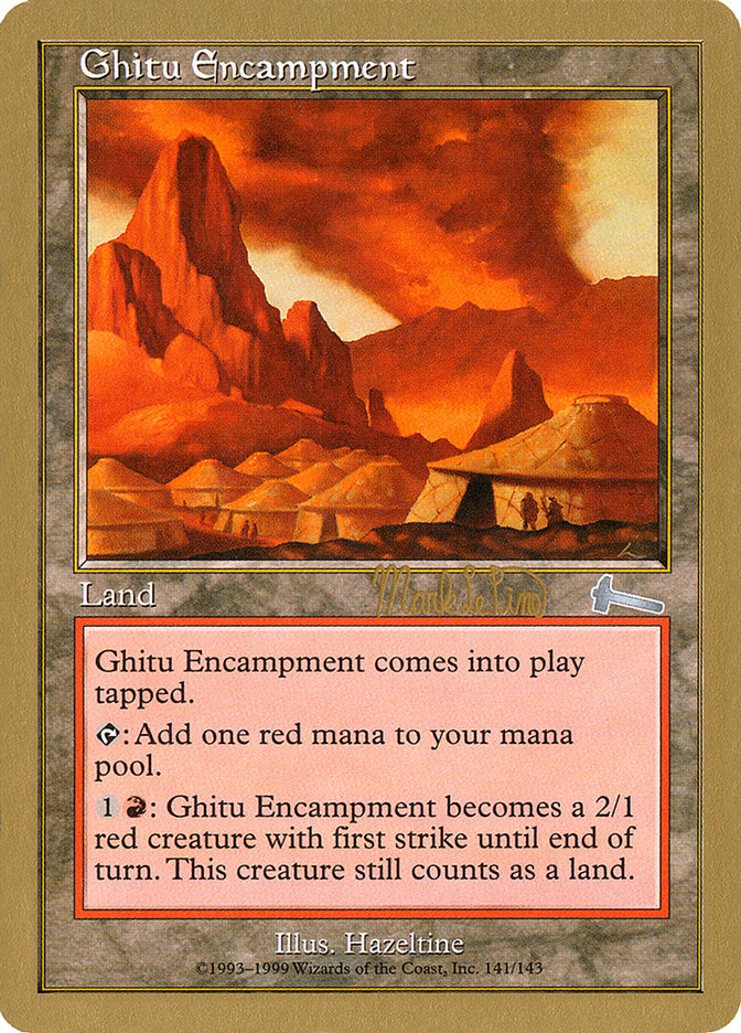 Ghitu Encampment (Mark Le Pine) [World Championship Decks 1999] | North Game Den
