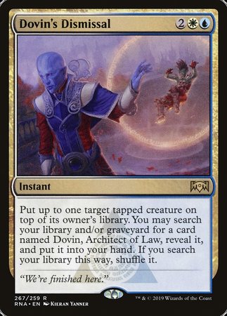 Dovin's Dismissal [Ravnica Allegiance] | North Game Den