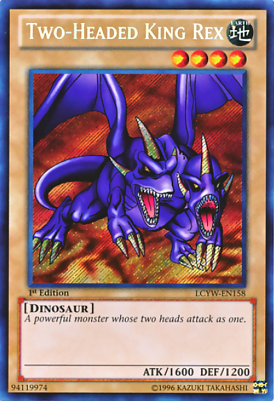 Two-Headed King Rex [LCYW-EN158] Secret Rare | North Game Den