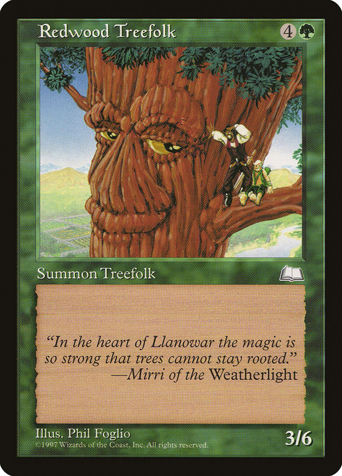 Redwood Treefolk [Weatherlight] | North Game Den