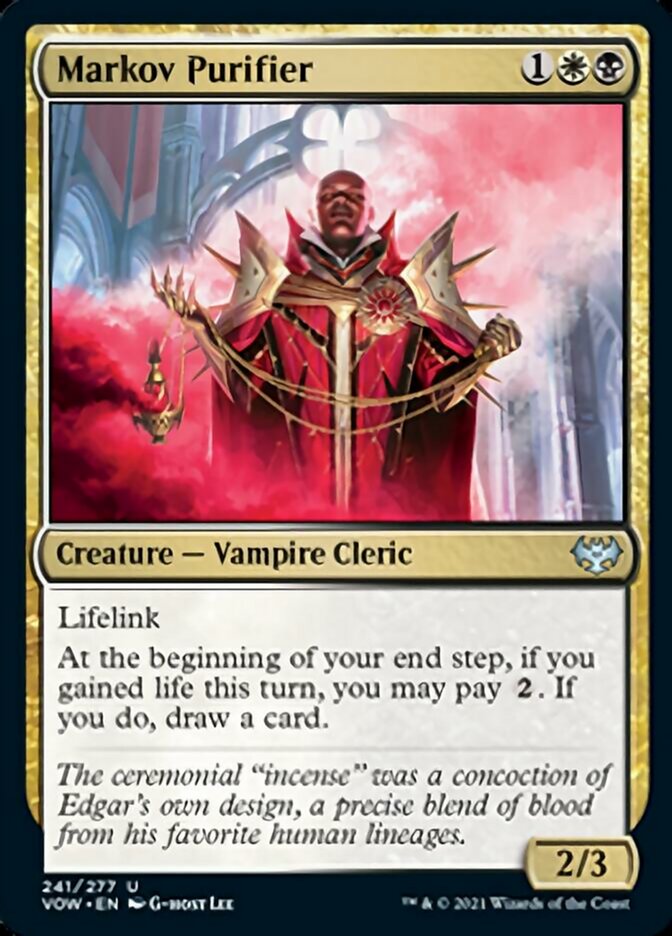 Markov Purifier [Innistrad: Crimson Vow] | North Game Den