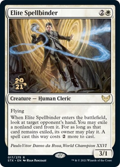 Elite Spellbinder [Strixhaven: School of Mages Prerelease Promos] | North Game Den