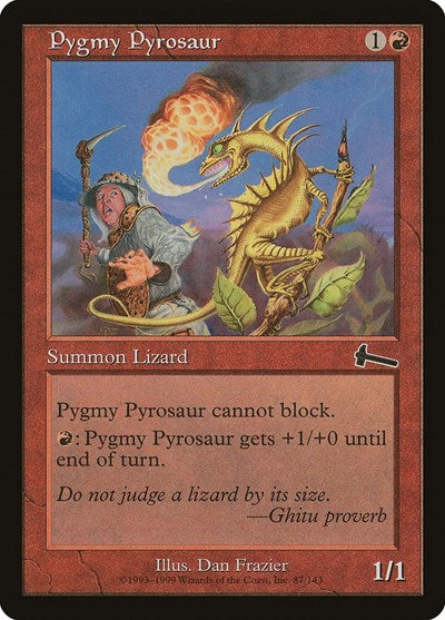 Pygmy Pyrosaur [Urza's Legacy] | North Game Den