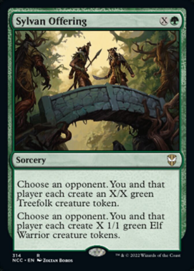 Sylvan Offering [Streets of New Capenna Commander] | North Game Den