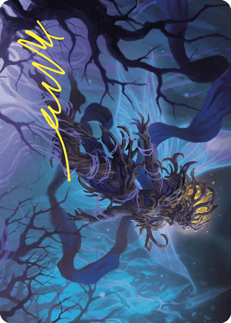 Sleep-Cursed Faerie Art Card (Gold-Stamped Signature) [Wilds of Eldraine Art Series] | North Game Den