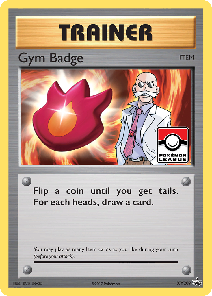 Gym Badge (XY209) (Blaine) [XY: Black Star Promos] | North Game Den