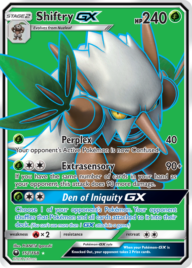 Shiftry GX (152/168) [Sun & Moon: Celestial Storm] | North Game Den