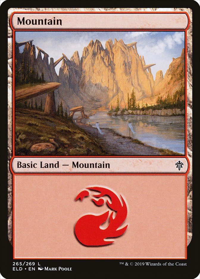 Mountain (265) [Throne of Eldraine] | North Game Den