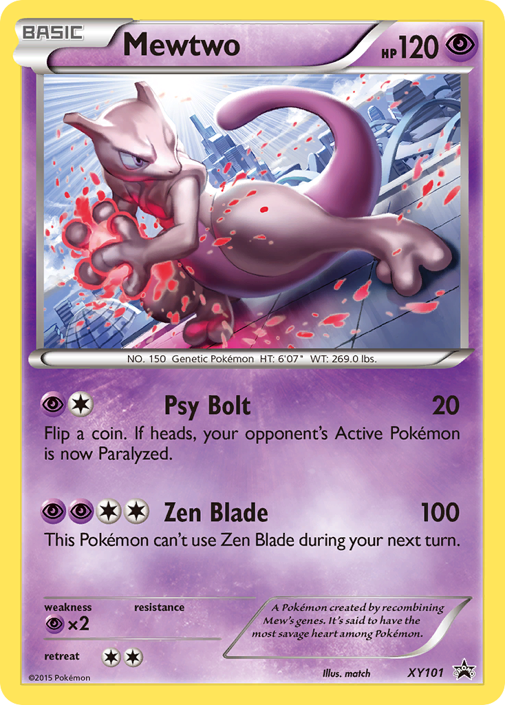 Mewtwo (XY101) [XY: Black Star Promos] | North Game Den