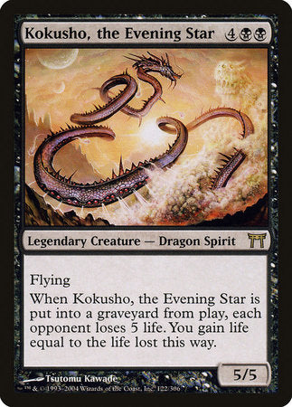 Kokusho, the Evening Star [Champions of Kamigawa] | North Game Den