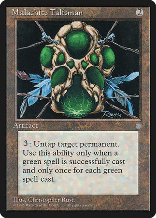 Malachite Talisman [Ice Age] | North Game Den