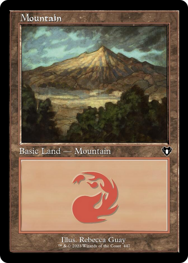 Mountain (447) (Retro) [Commander Masters] | North Game Den