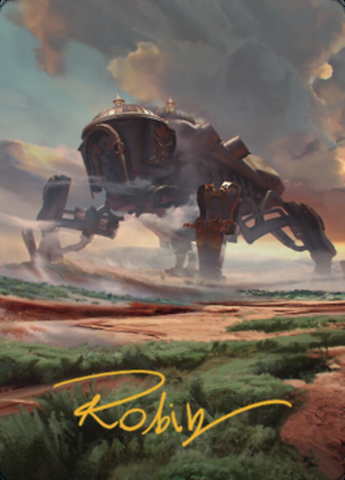 Plains (2) Art Card (Gold-Stamped Signature) [The Brothers' War Art Series] | North Game Den