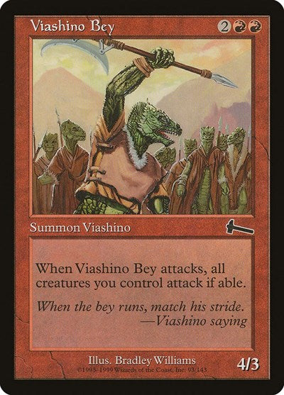 Viashino Bey [Urza's Legacy] | North Game Den