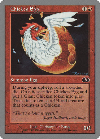 Chicken Egg [Unglued] | North Game Den