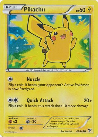 Pikachu (42/146) (2014 Movie Promo) [Miscellaneous Cards] | North Game Den