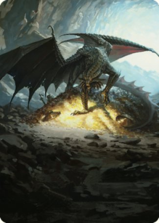 Ancient Copper Dragon Art Card (04) [Commander Legends: Battle for Baldur's Gate Art Series] | North Game Den