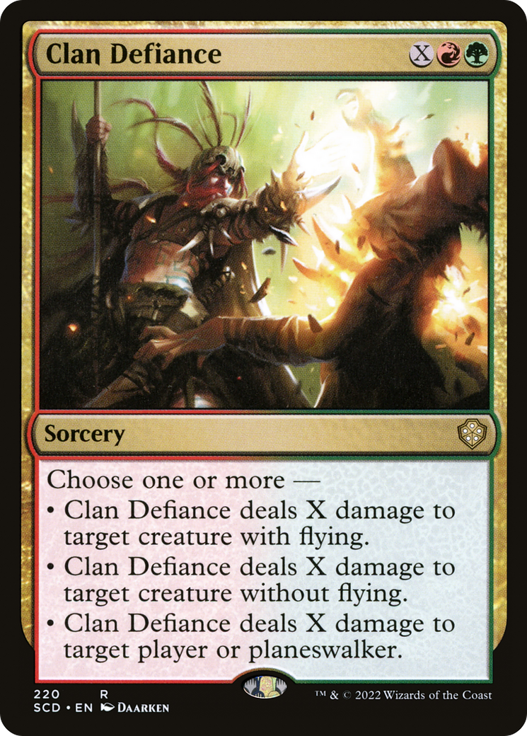 Clan Defiance [Starter Commander Decks] | North Game Den