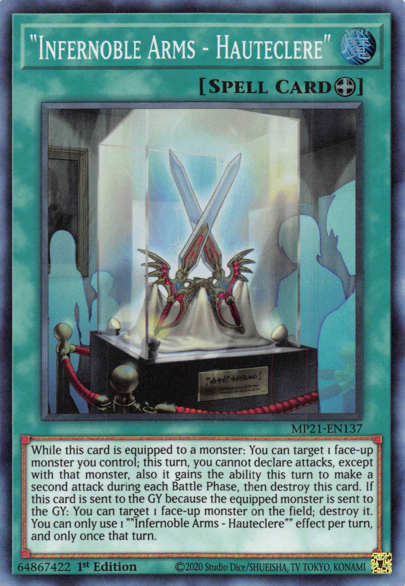 Infernoble Arms - Hauteclere [MP21-EN137] Super Rare | North Game Den