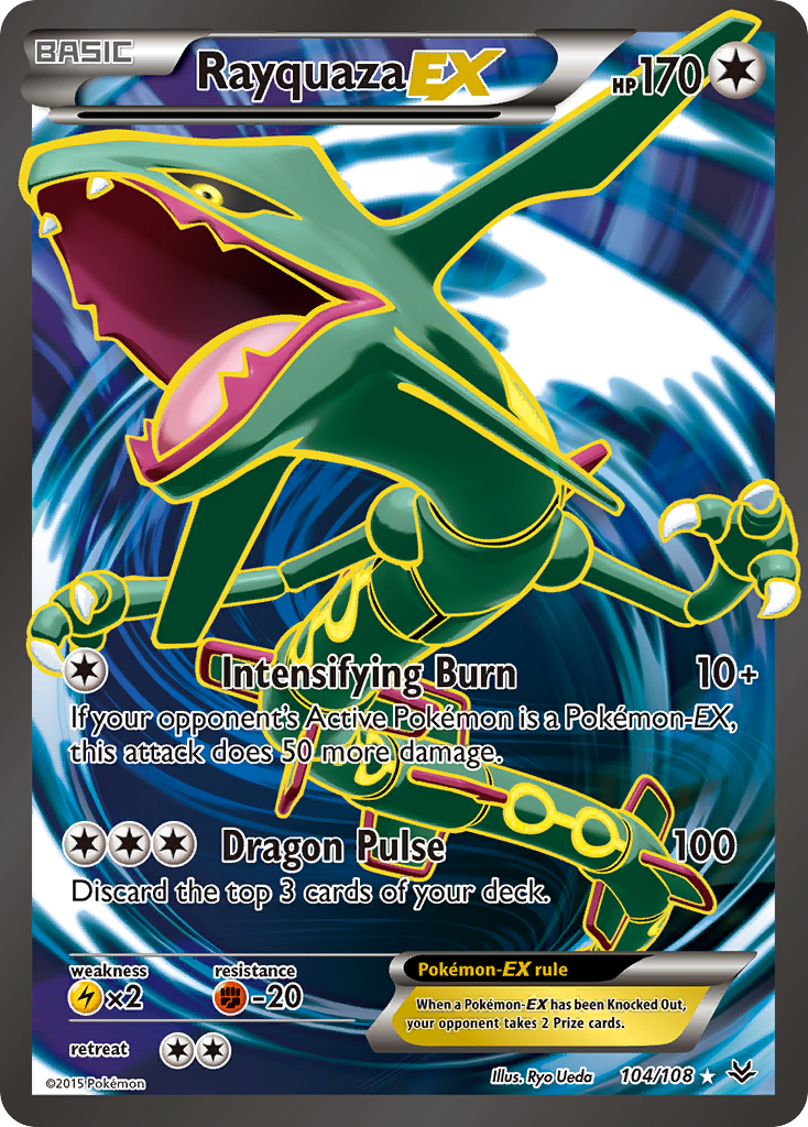 Rayquaza EX (104/108) [XY: Roaring Skies] | North Game Den