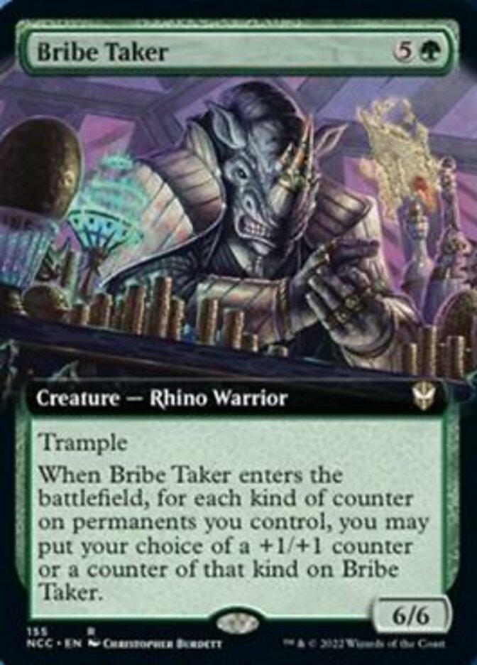 Bribe Taker (Extended Art) [Streets of New Capenna Commander] | North Game Den